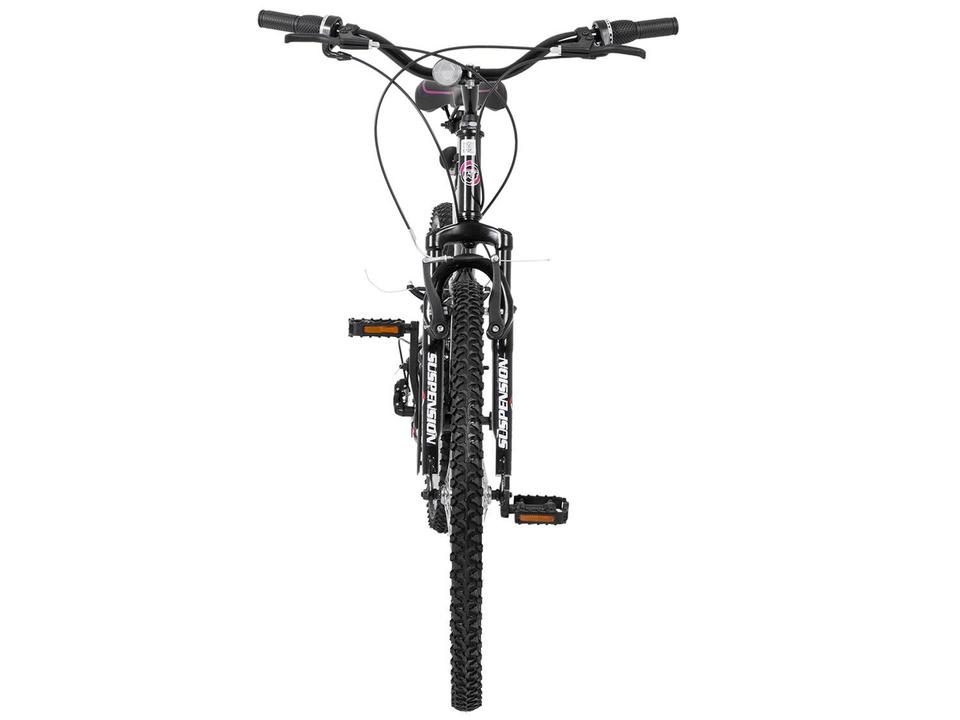 Mountain Bike Aro 26 Track & Bikes TB 200/PP - Aço Carbono Freio V-Brake 18 Marchas - 9