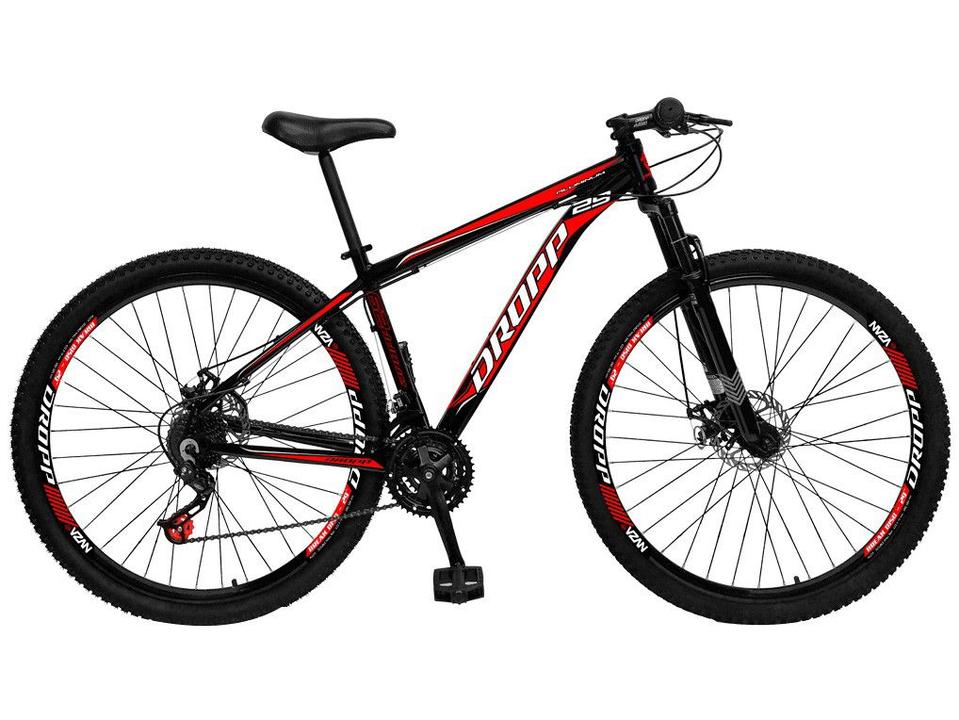 Mountain Bike Aro 29 Dropp Aluminum Freio a Disco - 21 Marchas