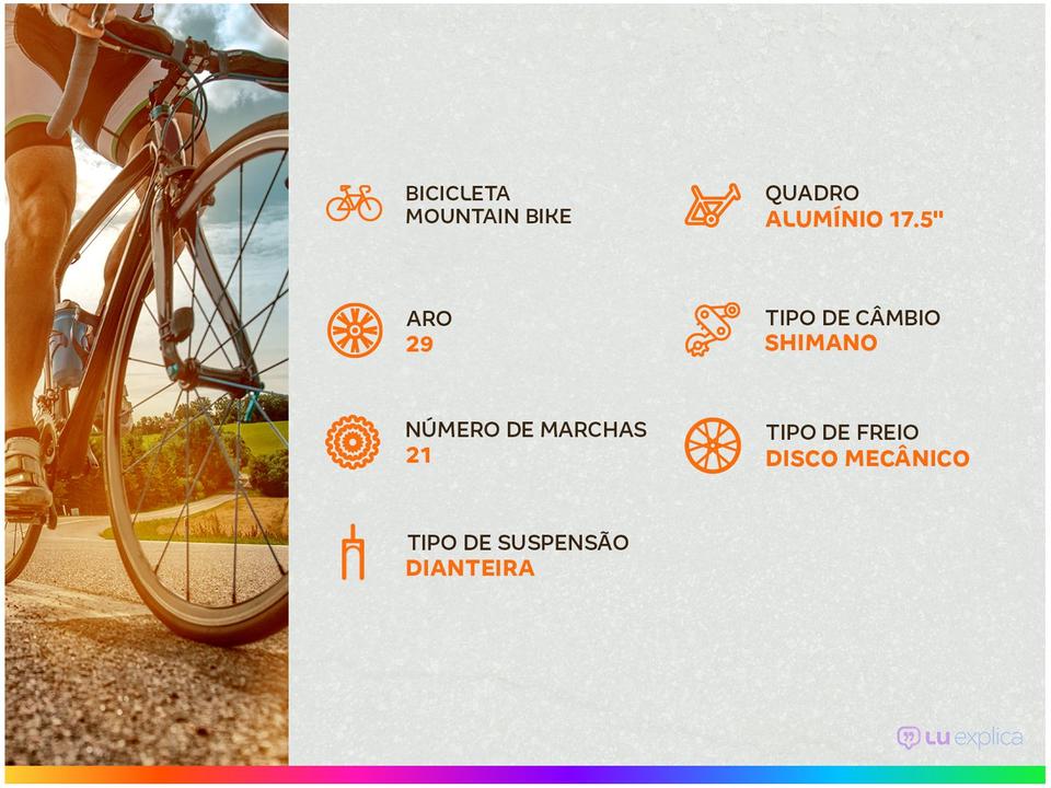 Mountain Bike Aro 29 Track Bikes TKS 29 VN - Alumínio Freio a Disco 21 Marchas - 1