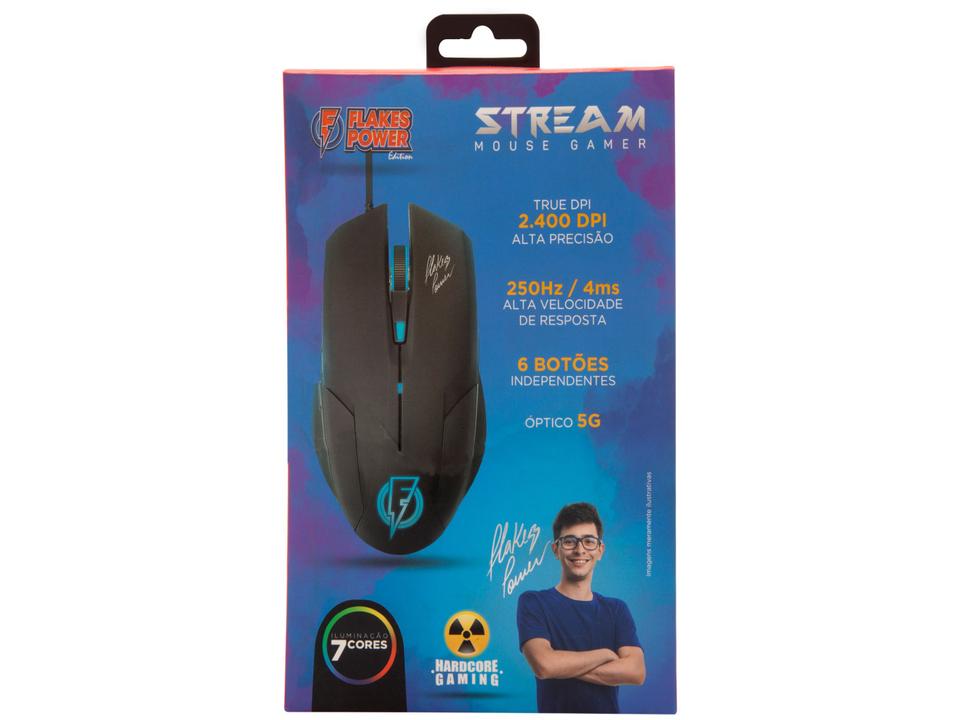 Mouse Gamer ELG Óptico 2400DPI 6 Botões - 10