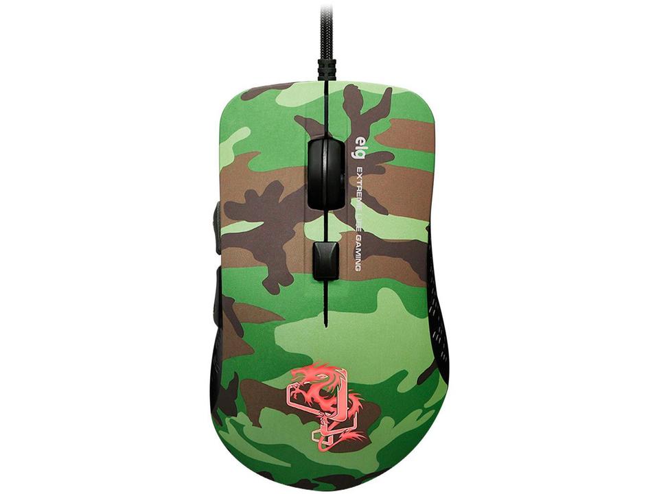 Mouse Gamer ELG Óptico 3200DPI 6 Botões CGMMAY - com Mouse Pad - 2