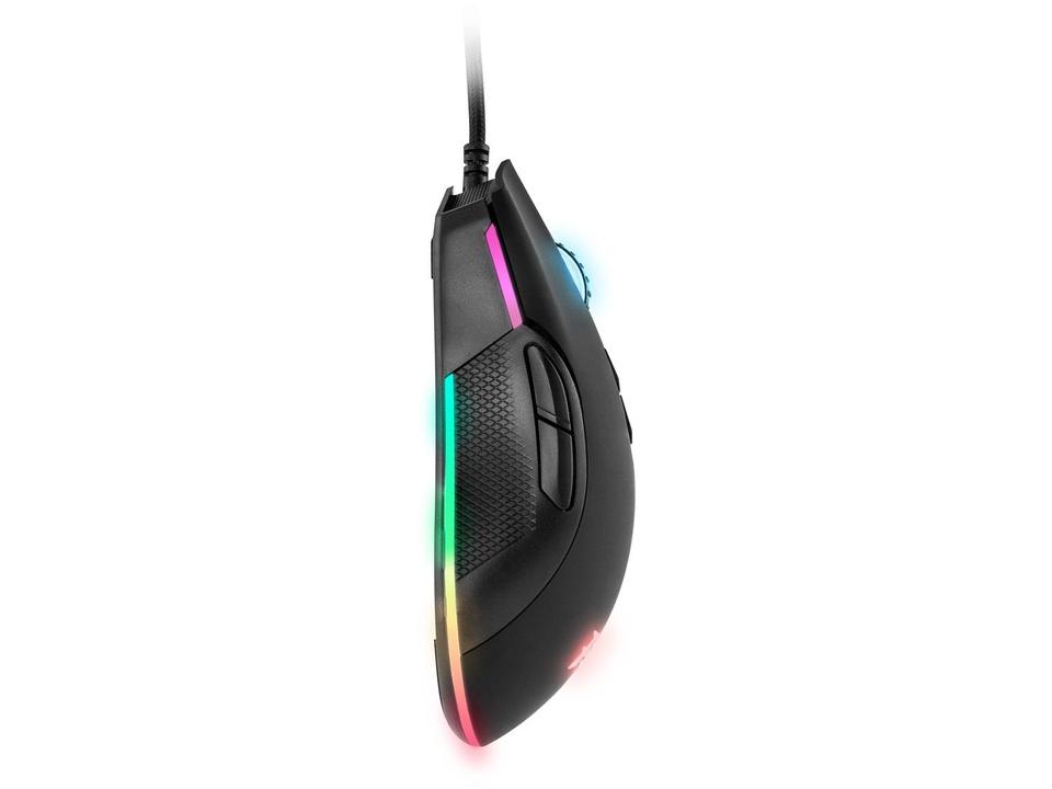 Mouse Gamer RGB Philco Óptico 5000DPI - 7 Botões PMS70 Preto Original - 3