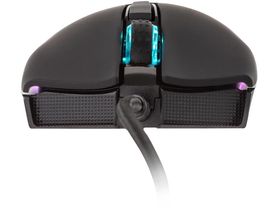 Mouse Gamer RGB Philco Óptico 5000DPI - 7 Botões PMS70 Preto Original - 4