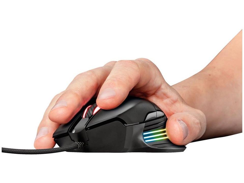 Mouse Gamer RGB Trust Óptico 10.000DPI - 5