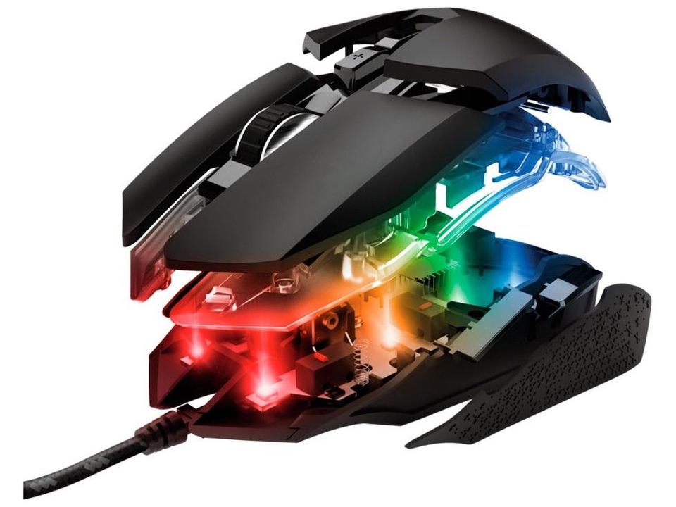 Mouse Gamer RGB Trust Óptico 6000DPI - 4
