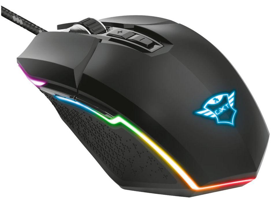 Mouse Gamer RGB Trust Óptico 6000DPI - 2