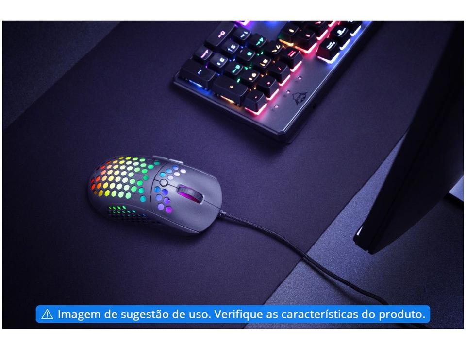 Mouse Gamer Trust Óptico 10000DPI 6 Botões - 2