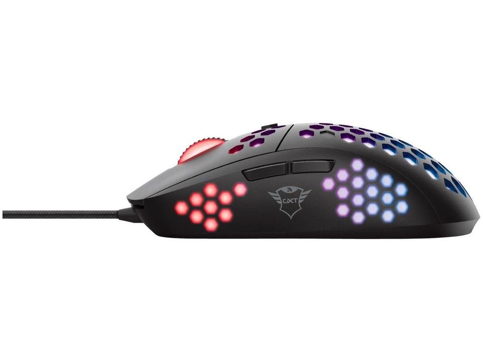 Mouse Gamer Trust Óptico 10000DPI 6 Botões - 7