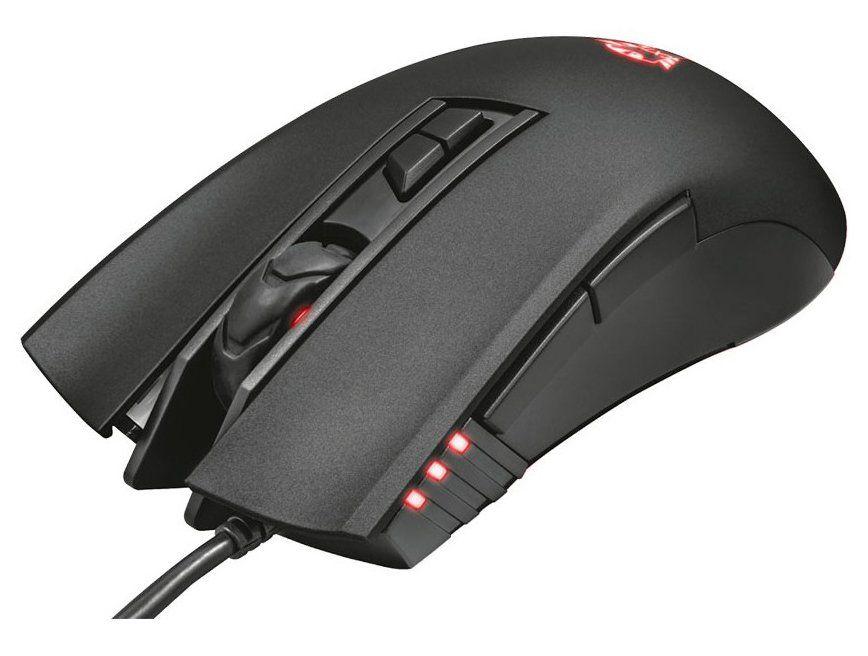 Mouse Gamer Trust Óptico 3200DPI 7 Botões - 4