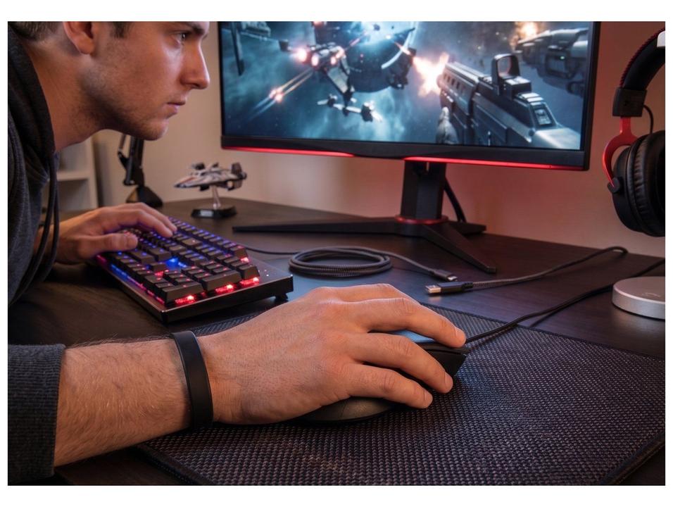 Mouse Gamer Trust Óptico 3200DPI 7 Botões - 1