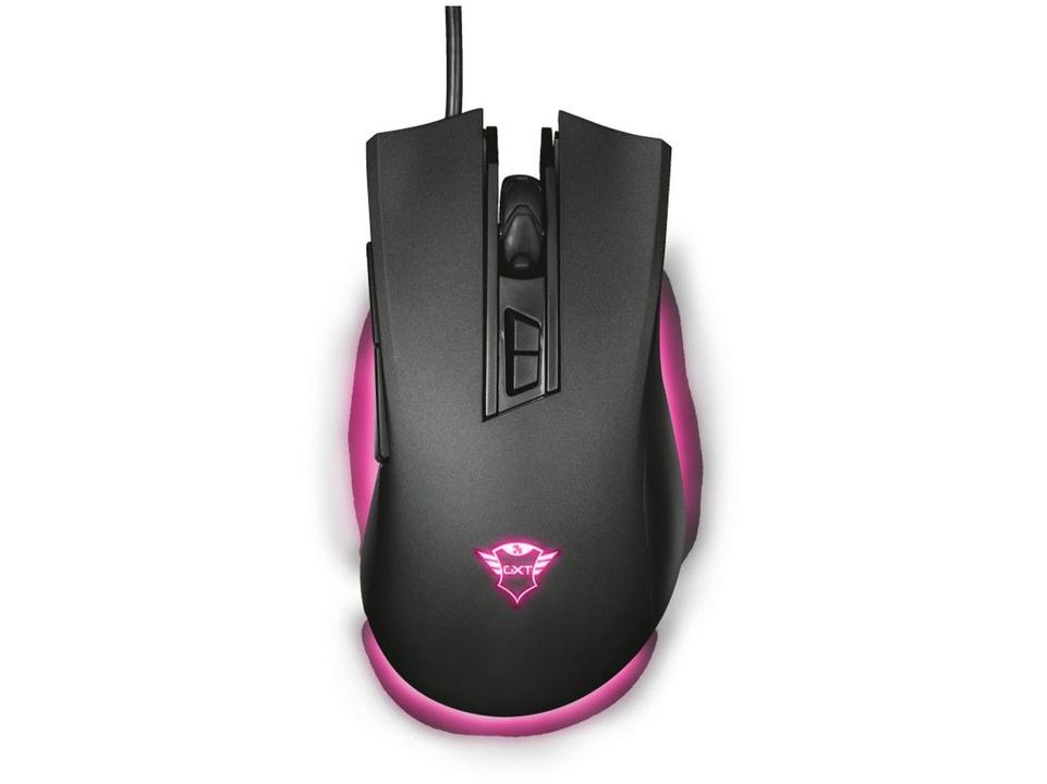 Mouse Gamer Trust Óptico 3200DPI 7 Botões - 3
