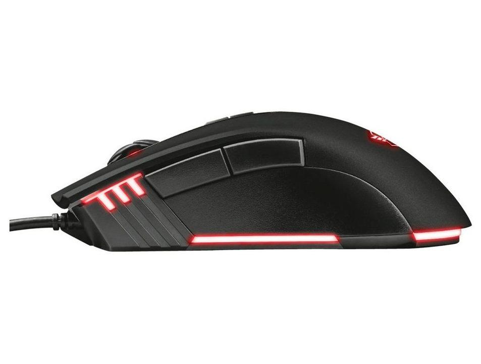 Mouse Gamer Trust Óptico 3200DPI 7 Botões - 10