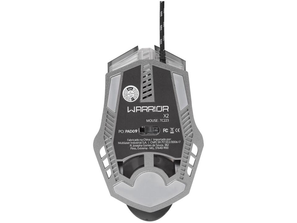 Mouse Gamer Warrior Keon Óptico - 6