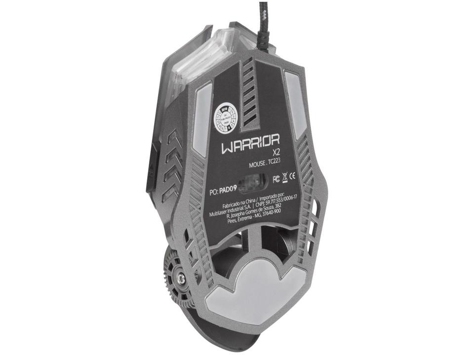 Mouse Gamer Warrior Keon Óptico - 5