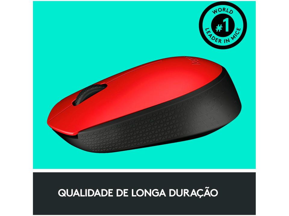 Mouse sem Fio Logitech M170 1000DPI - 12