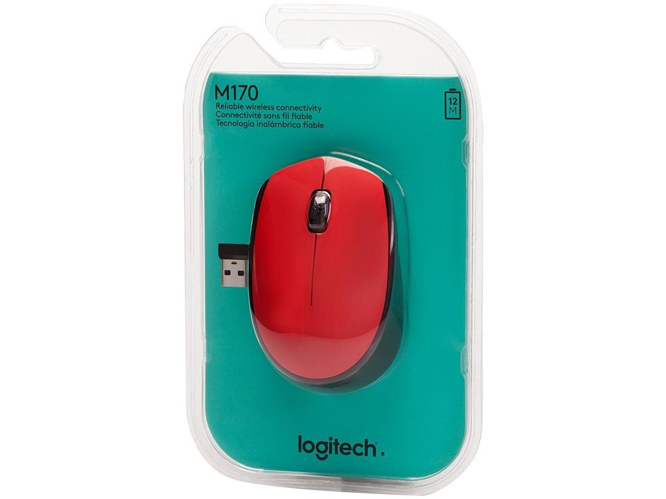 Mouse sem Fio Logitech M170 1000DPI - 10