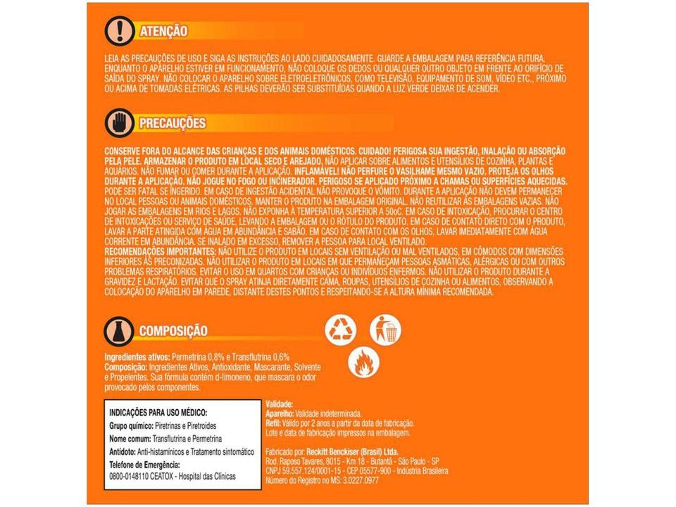 Multi Inseticida SBP Automático Aparelho com Refil 250ml - 4