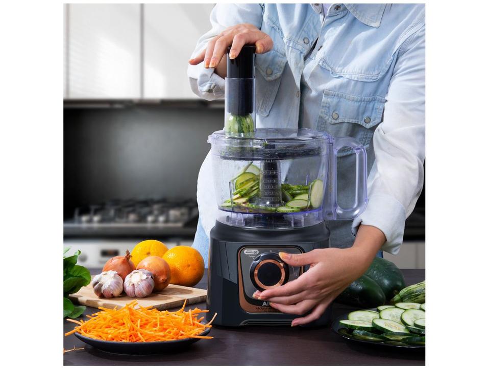 Multi Processador de Alimentos Arno 700W Preto Multichef MP72 24 Funções - 5