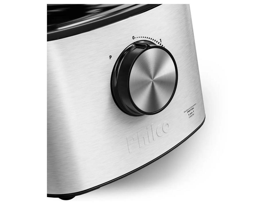 Multi Processador de Alimentos Philco 1000W Preto e Prata PMP10A 5 em 1 103301060 - 12