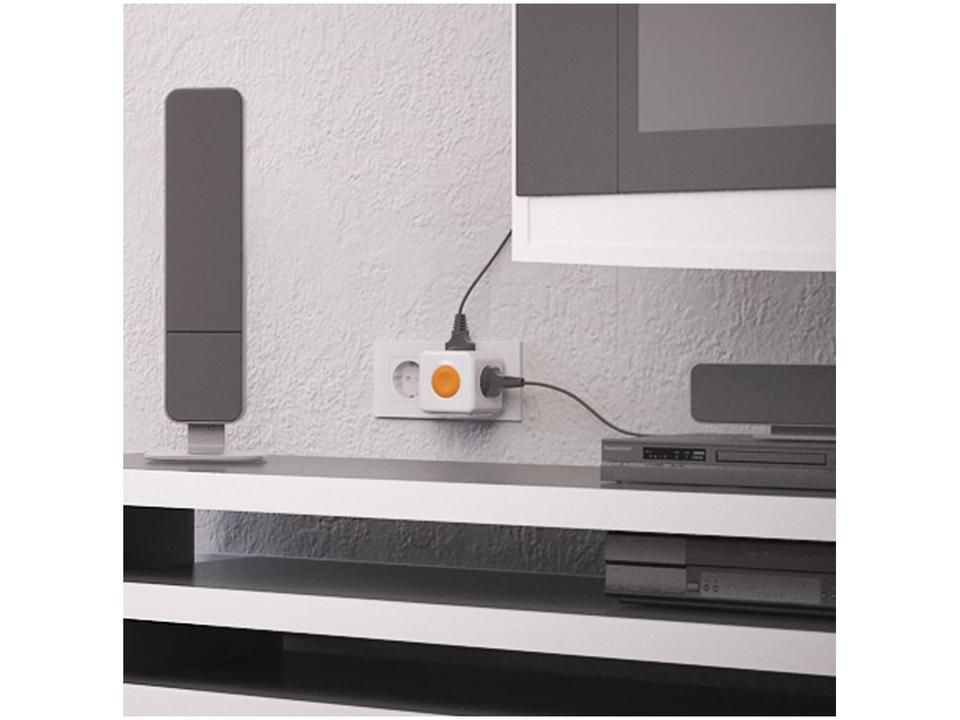 Multiplicador de Tomadas 4 Saídas com Controle - 2