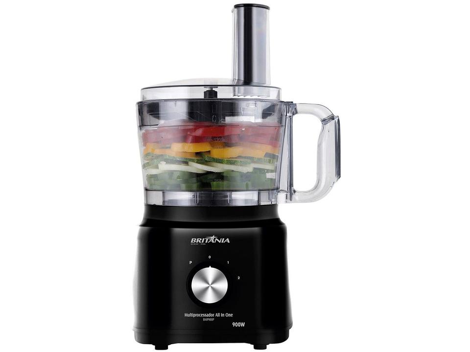 Multiprocessador Britânia Preto All In One - 2