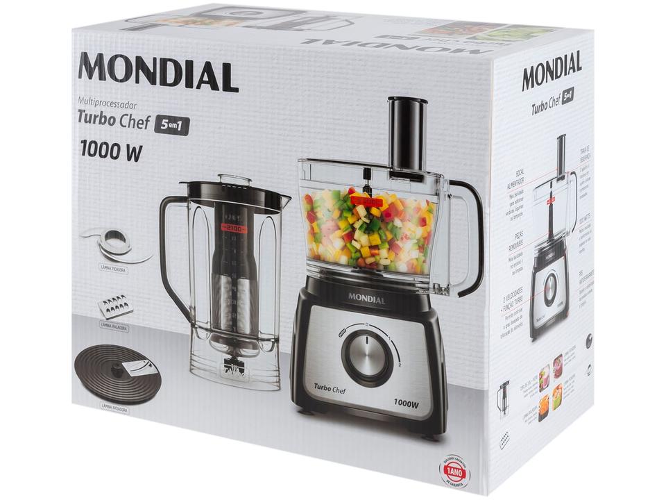 Multiprocessador de Alimentos Mondial Preto - 17