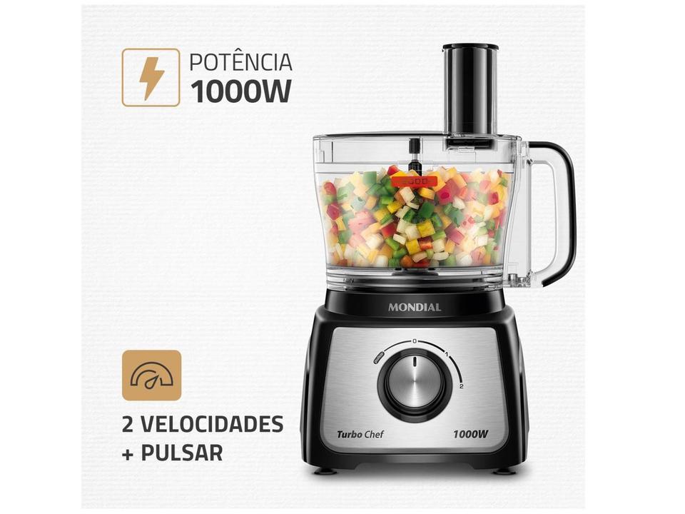 Multiprocessador de Alimentos Mondial Preto - 3