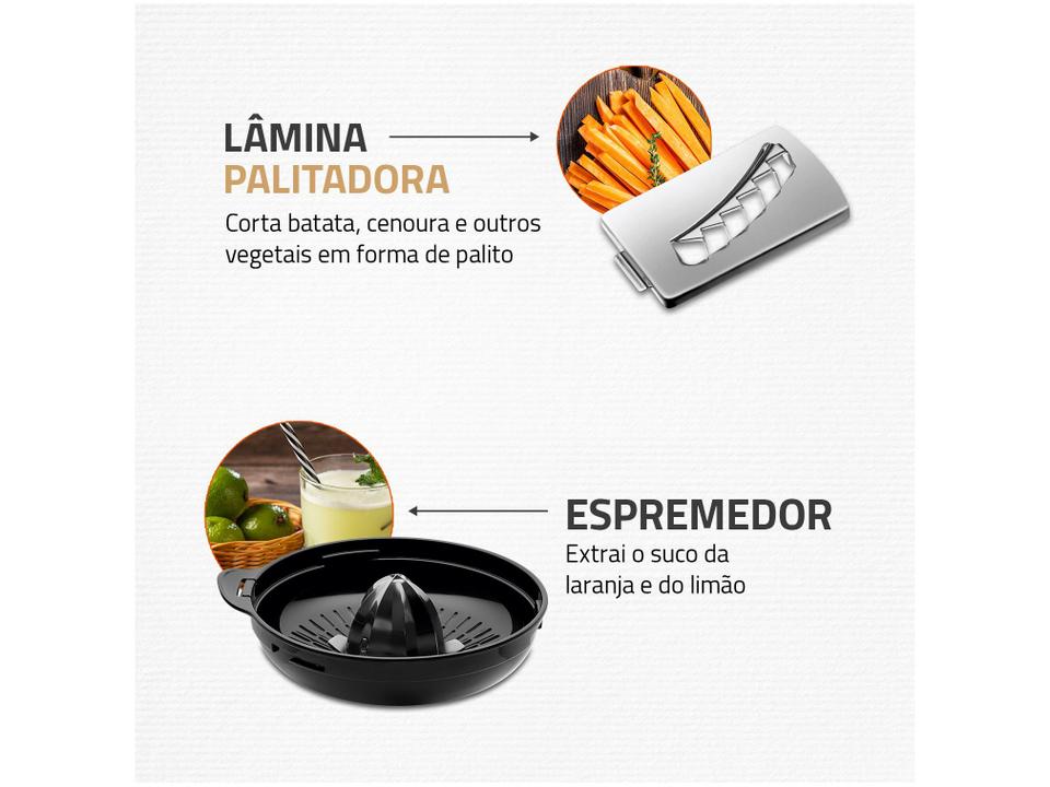 Multiprocessador de Alimentos Mondial Preto - 5
