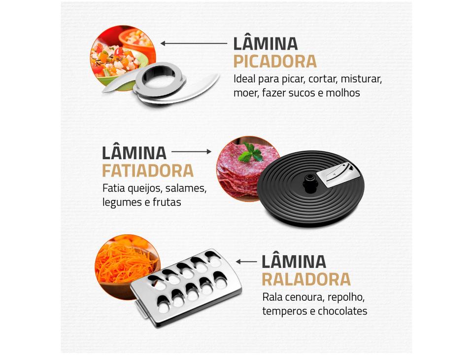 Multiprocessador de Alimentos Mondial Preto - 4
