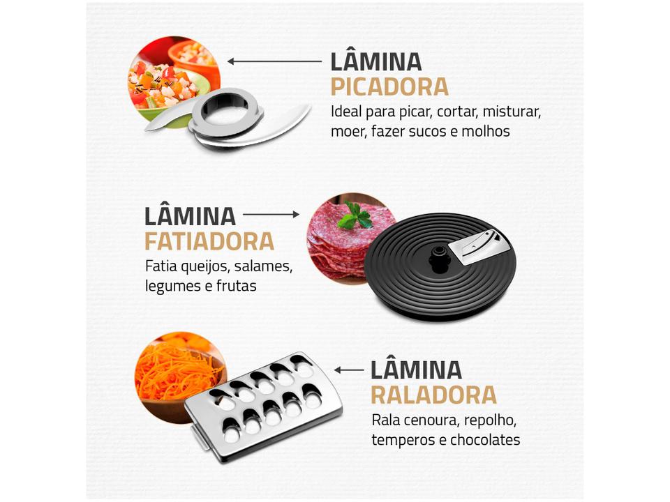 Multiprocessador de Alimentos Mondial Preto - 4