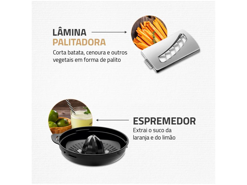 Multiprocessador de Alimentos Mondial Preto - 5