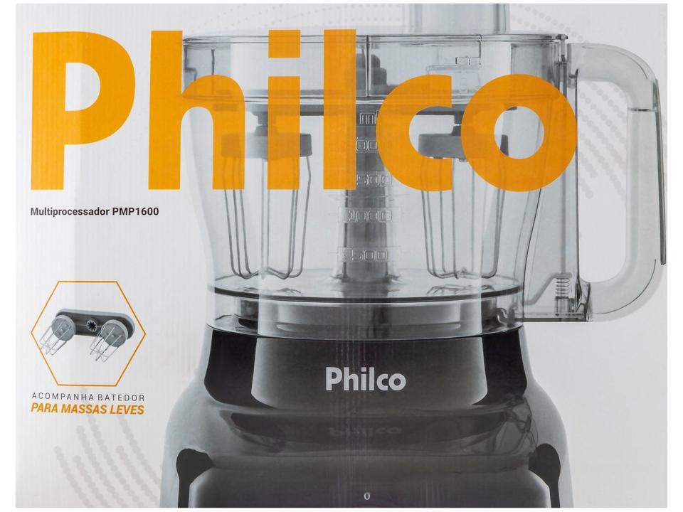 Multiprocessador de Alimentos Philco 1700W Preto PMP1600P 9 em 1 - 17