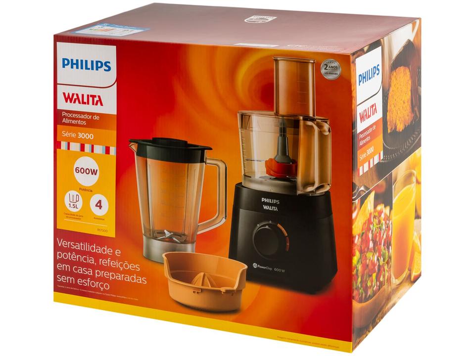Multiprocessador de Alimentos Philips Walita 600W - 13
