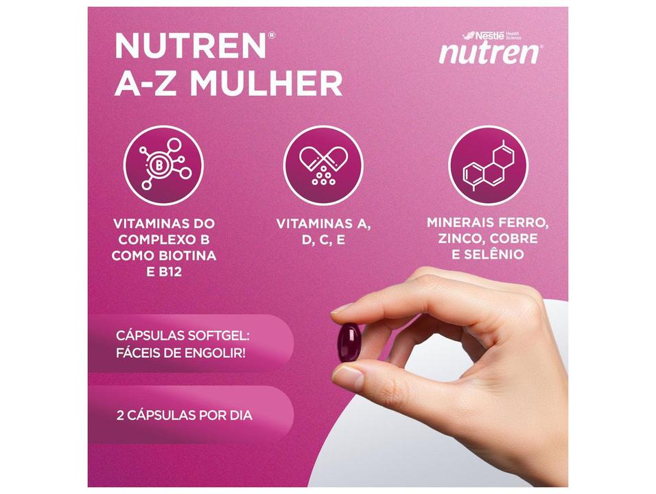 Multivitamínico Nestlé Nutren A-Z Mulher 60 Cápsulas - 3