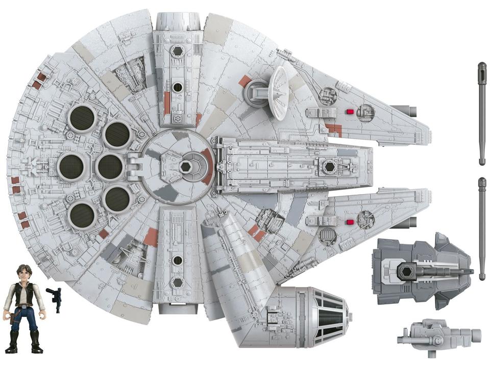 Nave Star Wars Star Wars Mission Fleet - Millenium Falcon Hasbro com Acessórios - 4