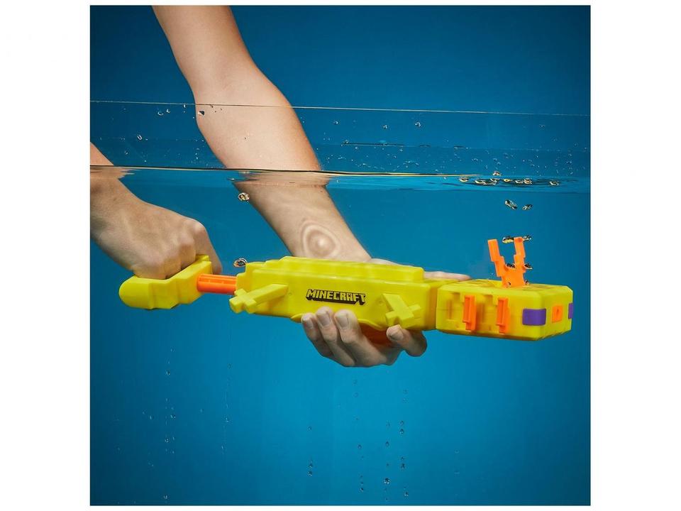 Nerf de Água Super Soaker Minecraft Axolotl - 9