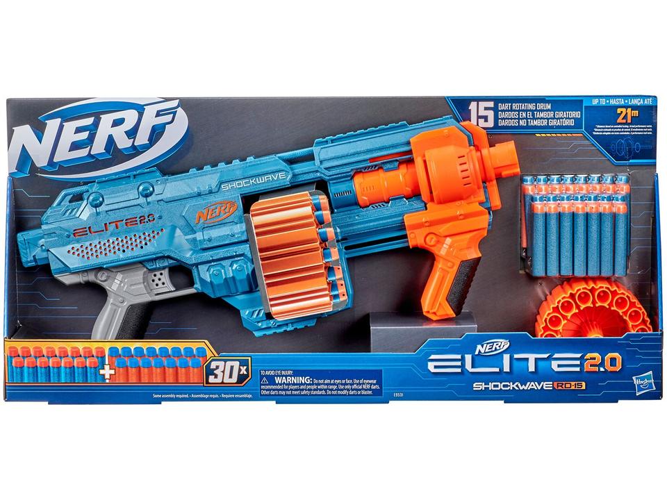 Nerf Elite 2.0 Shockwave RD-15 Hasbro 31 Peças - 2