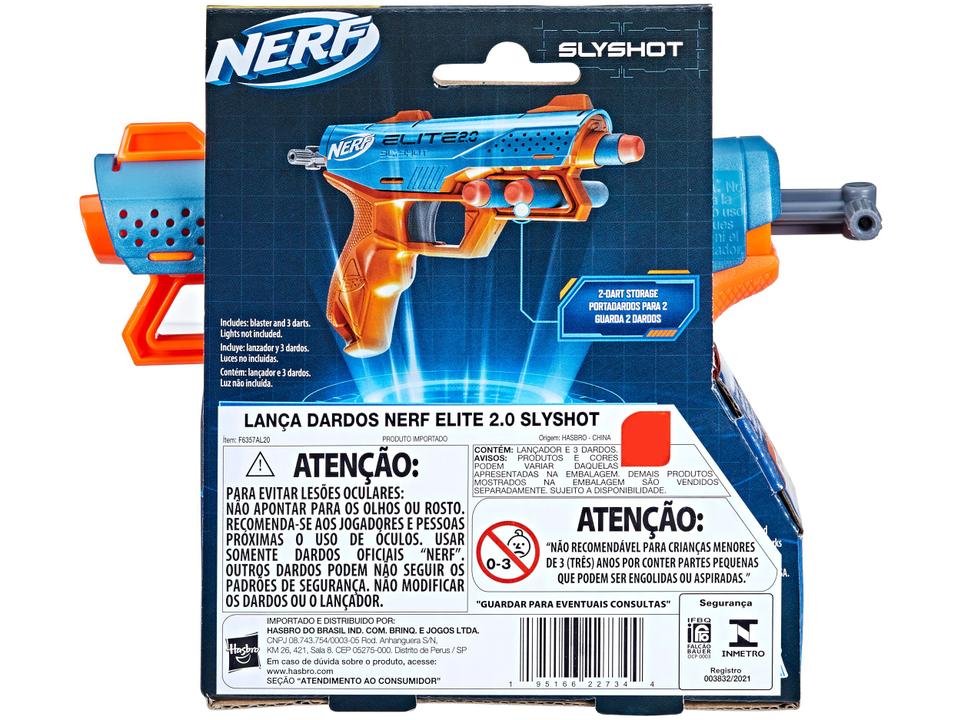 Nerf Elite 2.0 Slyshot Hasbro 4 Peças - 2