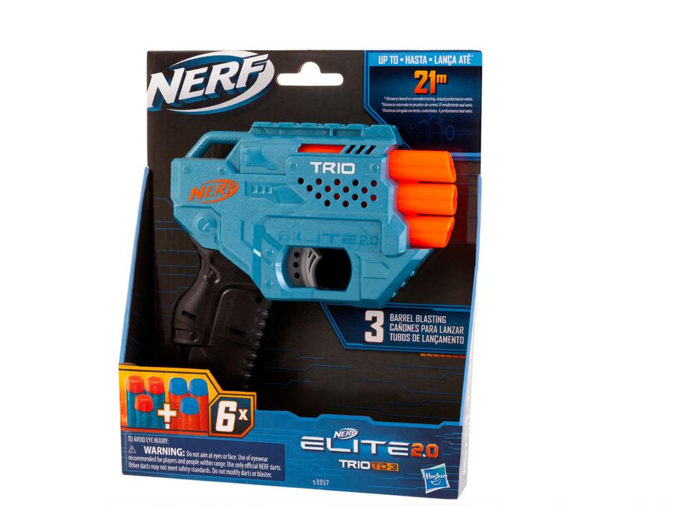 Nerf Elite 2.0 Trio TD-3 Hasbro 7 Peças - 10