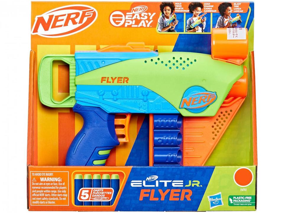 Nerf Elite Jr. Flyer Hasbro 6 Peças - 2