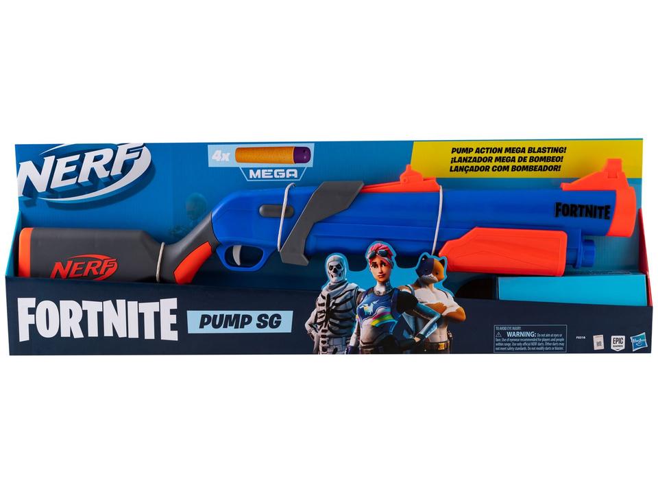 Nerf Fortnite Pump SG Hasbro com Acessórios - 9