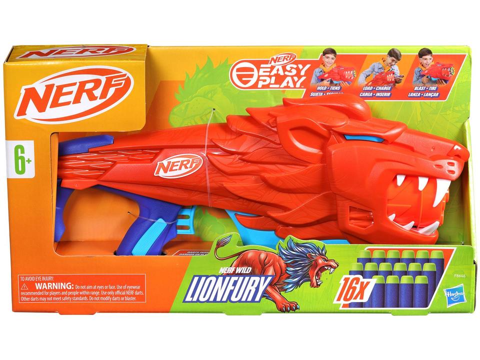 Nerf Junior Wild Lionfury Hasbro 17 Peças - 4