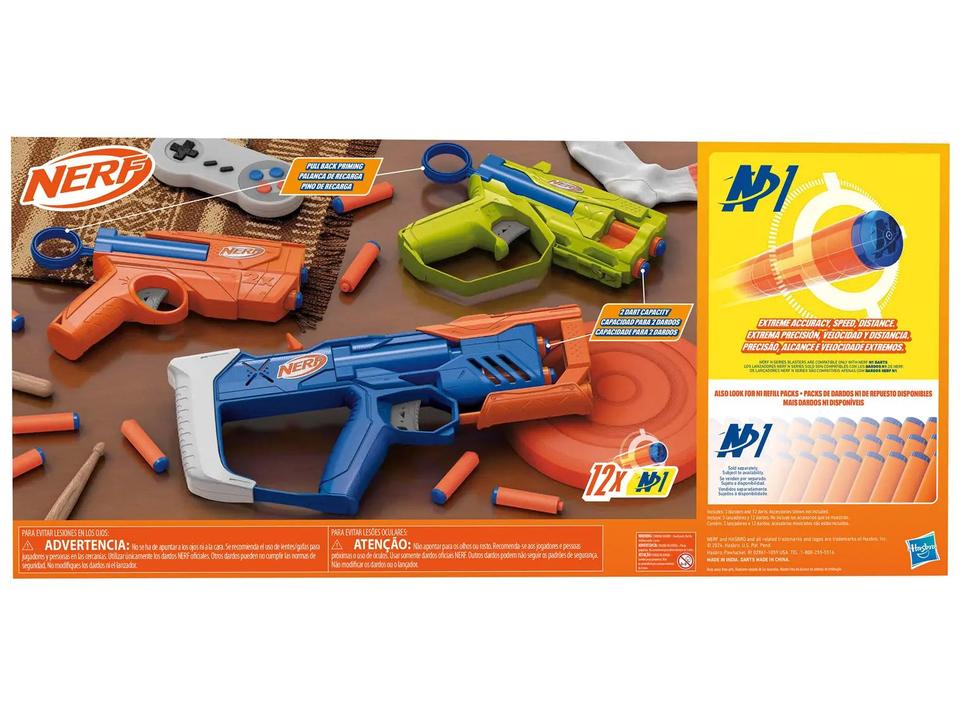 Nerf N Series Triple Action Hasbro 15 Peças - 25