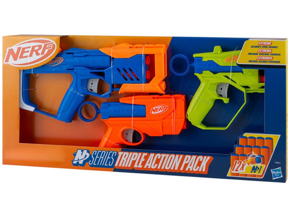 Nerf N Series Triple Action Hasbro 15 Peças - 24