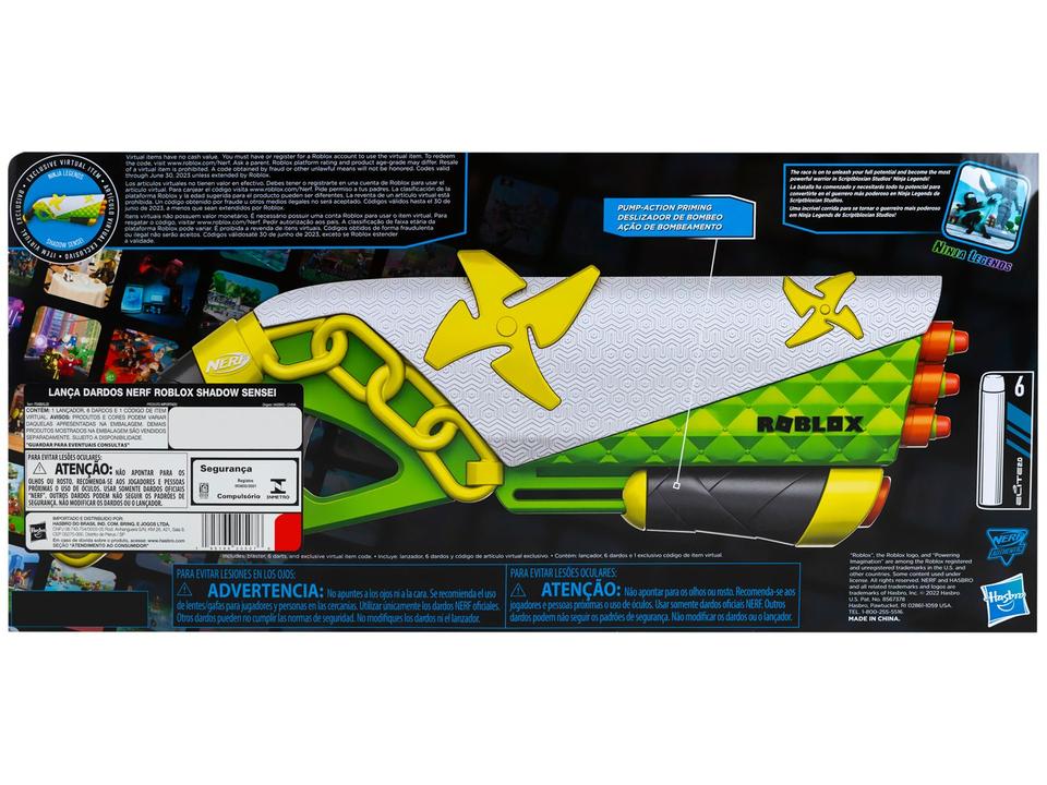 Nerf Roblox Ninja Legends Shadow Sensei Hasbro - 9