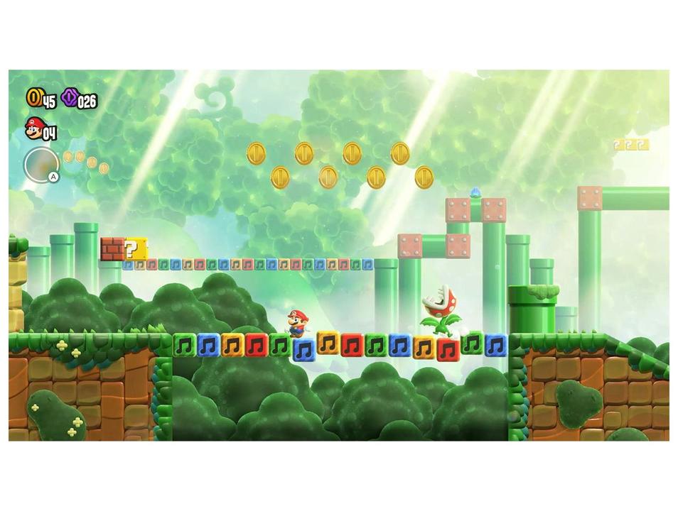 Nintendo Switch 32GB 2 Controles Joy-Con com Super Mario Bros. Wonder e 3 Meses de Assinatura Nintendo Switch Online - 4