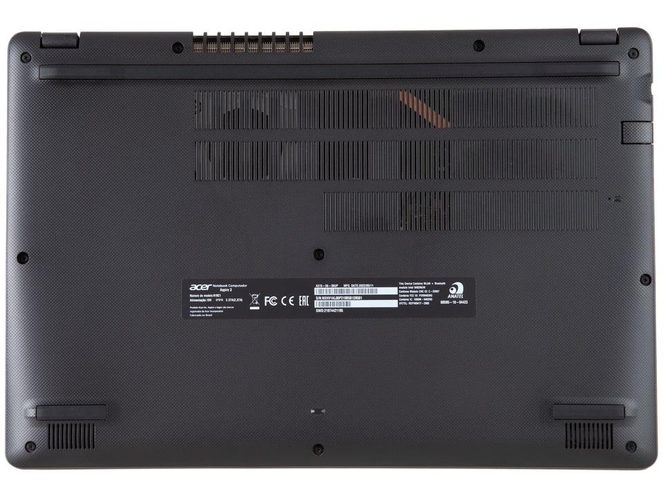 Notebook Acer Aspire 3 Intel Core i3 8GB 256GB SSD - 12