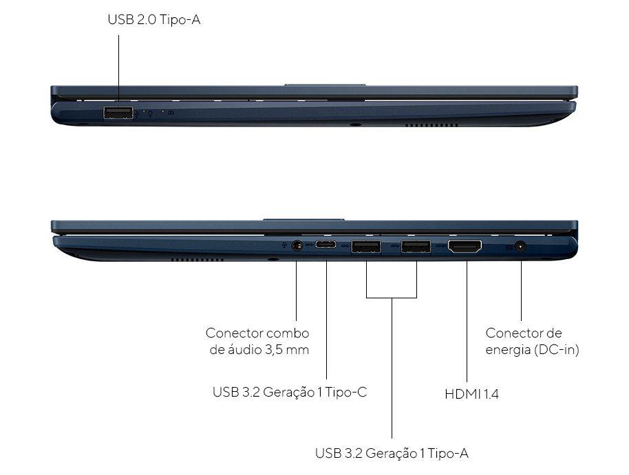 Notebook ASUS Vivobook 15 Intel Core i5 1334U 8GB RAM 512GB SSD 15,6" Full HD Windows 11 X1504VA-NJ3957W - 9