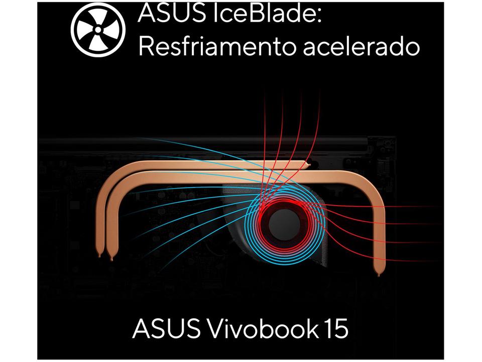 Notebook Asus Vivobook 15 Intel Core i5 8GB RAM - SSD 256GB 15,6” Full HD Windows 11 X1502ZA-EJ1762W - 15