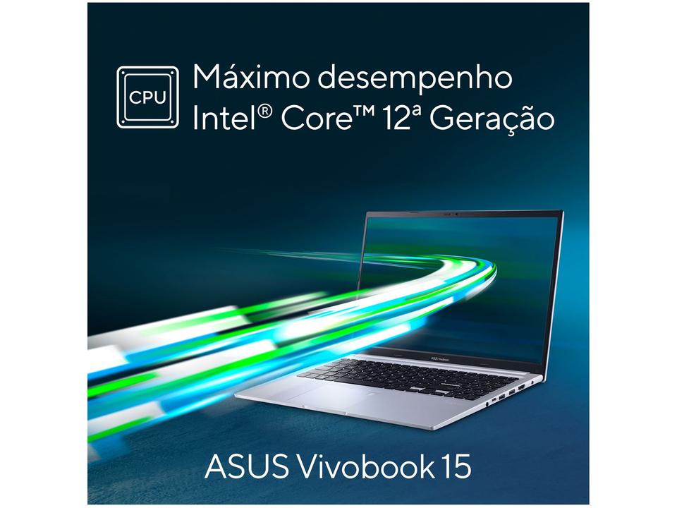 Notebook Asus Vivobook 15 Intel Core i5 8GB RAM - SSD 256GB 15,6” Full HD Windows 11 X1502ZA-EJ1762W - 16